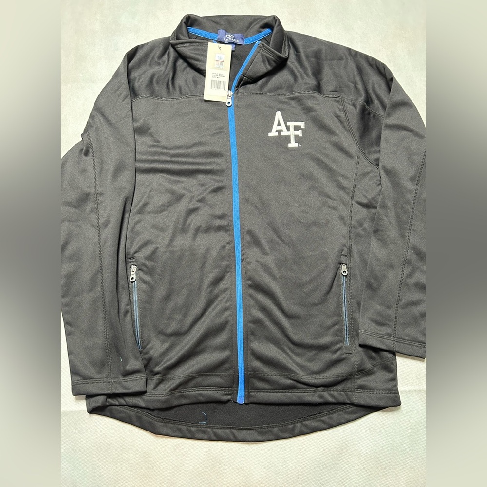 Vantage Air Force Falcons full zip jacket NWT size medium